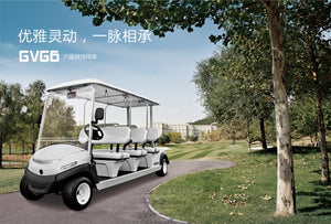 『全新款』GreenMan GVG6 六人座電動高爾夫球接駁車+鋰鐵電池動力模組